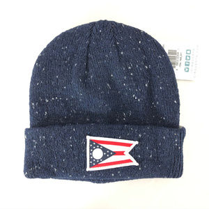 Cirque Mountain Apparel Daily Pine Ohio Beanie Hat Flag Blue One Size